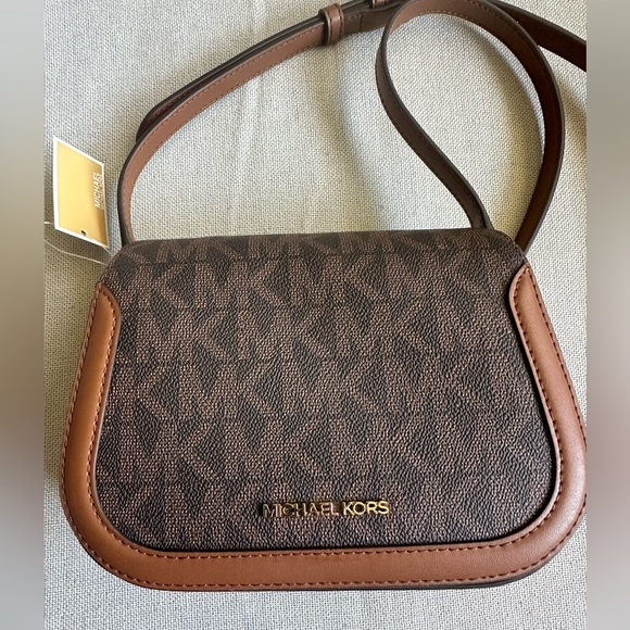 Michael Kors Lucie Saddle Crossbody Purse - Picture 2 of 10